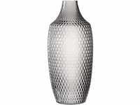 LEONARDO HOME 18676 POESIA Vase 40cm, Glas, grau