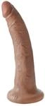 King Cock 7" Cock, Tan, 7 Zoll