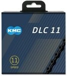 Fahrrad Kette, KMC Fahrradkette, DLC11, 1/2" x 11/128", 118 Glieder, 11-fach,