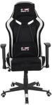 GAME ROCKER Gaming Stuhl G-30 Mikrofaser schwarz/wei&szlig;, bis 110 kg belastbar