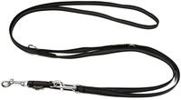 Mystique&reg; Gummierte Umh&auml;ngeleine Leine 15mm Standard Karabiner schwarz 2,5m