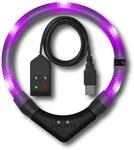 LEUCHTIE&reg; Easy Charge Leuchthalsband Hund aufladbar, wasserdichtes LED Halsband,