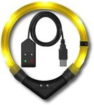 LEUCHTIE&reg; Easy Charge Leuchthalsband Hund aufladbar, wasserdichtes LED Halsband,