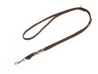 Mystique&reg; Gummierte Umh&auml;ngeleine Leine 15mm Standard Karabiner braun 2,5m