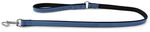 Das Lederband Hundeleine Firenze Azure/Oxford Blue 130 cm / 10 mm