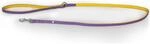 Das Lederband Hundeleine Firenze Lilac/Sunshine 130 cm / 10 mm, Lila/Gelb