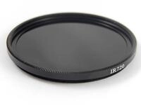 vhbw Universal Infrarot Filter 720nm f&uuml;r Kamera Objektiv - Zirkularer IR-Filter,