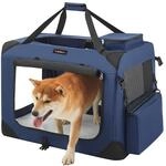 Feandrea Hundebox faltbar, Transportbox Hund, L, Hundetasche, Oxford-Gewebe,
