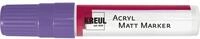 KREUL 46216 - Acryl Matt Marker XXL, mit Keilspitze ca. 15 mm, lila, matte,
