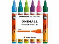 Molotow One4All 227HS Acryl Marker Basic-Set 2 (4,0 mm Strichstärke, hochdeckend und