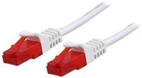 BIGtec LAN Kabel 0,15m Netzwerkkabel Ethernet Internet Patchkabel CAT.6 wei&szlig; Gigabit