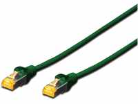 DIGITUS LAN Kabel Cat 6A - 0,25m - RJ45 Netzwerkkabel - S/FTP Geschirmt - Kompatibel