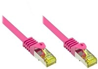 Good Connections RJ45 Ethernet LAN Patchkabel mit Cat. 7 Rohkabel und Rastnasenschutz