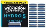 Wilkinson Sword - Hydro 5 Rasierer f&uuml;r M&auml;nner, 12 Ersatzklingen,