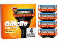 Gillette Fusion 5 Power Rasierklingen für Rasierer, 4 Ersatzklingen für