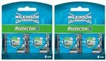 Wilkinson Sword Protector 3 - Packung mit 16 Nachf&uuml;llungen mit 3 Rasierklingen f&uuml;r