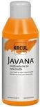 KREUL 91303 - Javana Stoffmalfarbe f&uuml;r helle Stoffe, 250 ml Glas in orange,