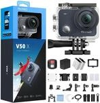 AKASO Action Cam 4K30FPS Unterwasserkamera WiFi 40M EIS Anti-Shake Action Kamera 4X