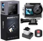 AKASO Action Cam 4K 20MP WiFi 40M Unterwasserkamera Ultra HD Touchscreen 170 &deg;