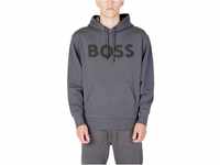BOSS Men's WebasicHood Sweatshirt, Dark Grey22, M