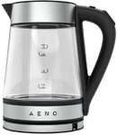 AENO Wasserkocher EK1S 1.7L Glaskessel mit Digitalanzeige und Schnellkochen