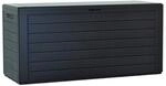 Prosperplast Woodebox Gartenbox Kissenbox Gartentruhe Verschlie&szlig;bar (280 Liter,