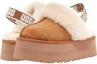 UGG Female Funkette Slipper, Chestnut, 8 (UK)