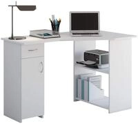 VCM Computertisch | Eckschreibtisch mit Schublade | Ma&szlig;e ca. H. 76 x B. 118 x...