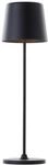 Brilliant Lampe Kaami LED Au&szlig;entischleuchte 37cm schwarz matt Metall/Bambus schwarz