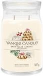 Yankee Candle Signature Duftkerze ; gro&szlig;e Kerze mit langer Brenndauer &bdquo;Spun Sugar