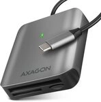 AXAGON CRE-S3C lecteur de Carte m&eacute;moire USB 3.2 Gen 1 (3.1 Gen 1) Type-C Gris