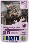 Bozita Pouch Nassfutter Häppchen in Sauce mit Pute - 12x85g Portionsbeutel Bozita Pouch Nassfutter Häppchen in Sauce mit Pute - 12x85g Portionsbeutel