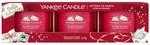 YC CLASSIC - Świece mini - 3 pack LETTERS TO SANTA