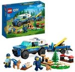 LEGO 60369 City Mobiles Polizeihunde-Training, Polizeiauto-Spielzeug mit...