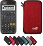 Casio fx-87DE X ClassWiz inkl. WYNGS Schutztasche Rot - Wissenschaftlicher