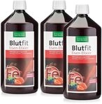 Sanct Bernhard Blutfit Eisen-Elixier 3x 1000 ml | Eisen Hochdosiert | Mit...