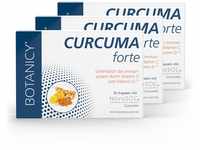 BOTANICY Curcuma forte 3er Pack - Flüssiges NovaSOL Curcumin plus Vitamine C und D -
