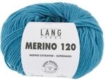 LANG YARNS Merino 120 - Farbe: Violett Dunkel (0424) - 50 g / ca. 120 m Wolle