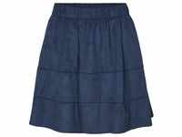 NOISY MAY Damen Nmlauren Skirt Noos Rock, Blau (Dress Blues Dress Blues), 34