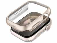 Spigen Thin Fit Hülle Kompatibel mit Apple Watch Serie 9/8/7 41mm - Starlight