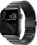 NOMAD Strap Stainless Steel V2 | robustes 42/44/45/49 mm Apple-Watch-Armband | aus
