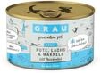 GRAU &ndash; das Original &ndash; Nassfutter f&uuml;r Katzen - Pute, Lachs, Makrele, 6er...