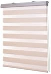 Ventanara&reg; Doppelrollo Creme Kassetten Duo Rollo Seitenzugrollo inklusive