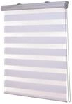 Ventanara&reg; Doppelrollo Wei&szlig; Kassetten Duo Rollo Seitenzugrollo inklusive