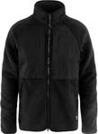 Fj&auml;llr&auml;ven Herren Vardag Pile Jacke, Black/Black, M