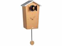 KOOKOO Birdhouse Copper, Moderne Kuckucksuhr mit Pendel, Design Wanduhr mit 12