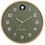 Karlsson Kuckucksuhr Natural Cuckoo - Jungle Gr&uuml;n - &Oslash;31,5cm - Rund -...