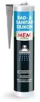 MEM Bad & Sanit&auml;r-Silikon - 300 ml Kartusche | Dauerhaft elastischer