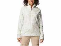 Columbia Women's Fast Trek Printed Full Zip Fleece Jacket, White Flurries, L