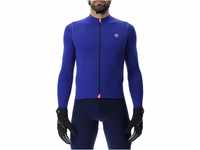 UYN Men's Biking Lightspeed OW Long_SL T-Shirt, Sodalithblau/Fluo Pink, Large